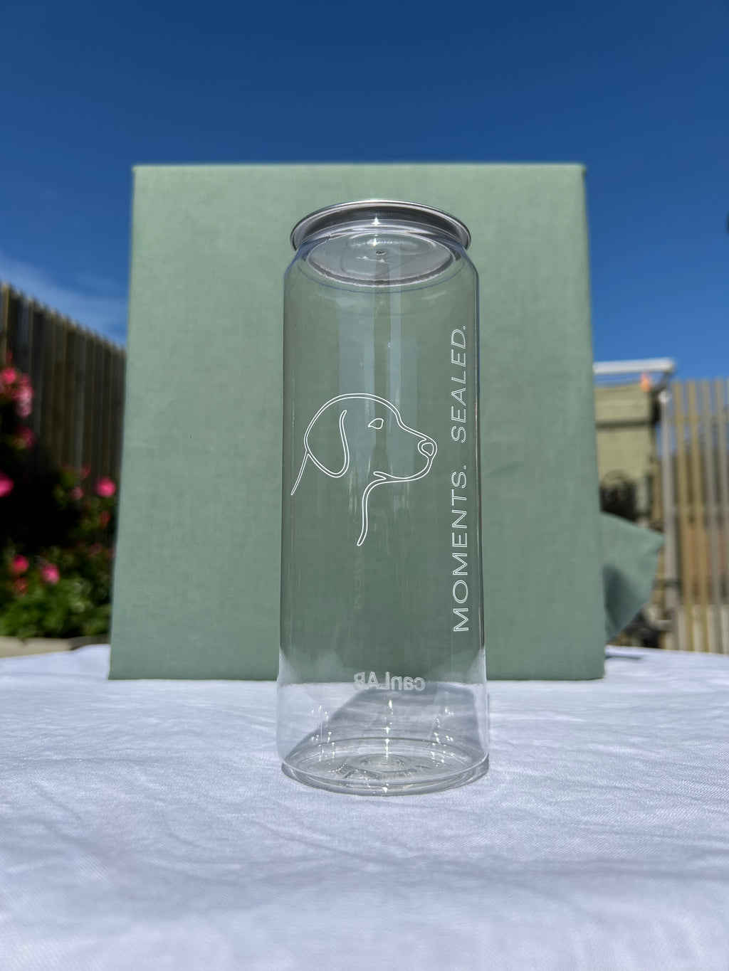 canLAB 500ml Tall PET Can (with Lid) - Box of 100