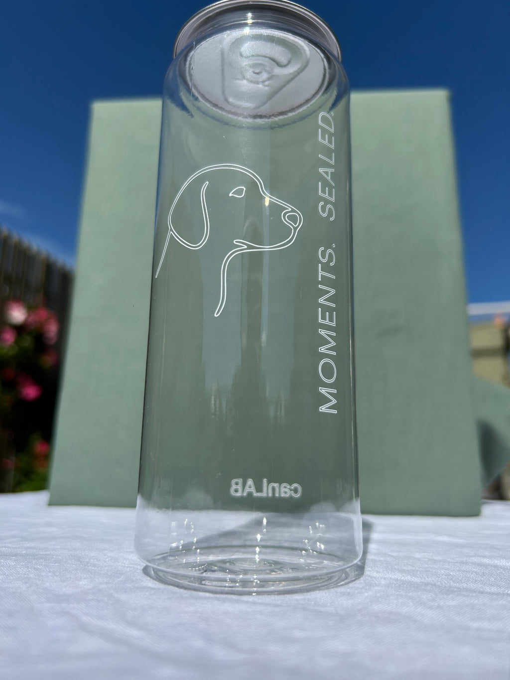 canLAB 500ml Tall PET Can (with Lid) - Box of 100