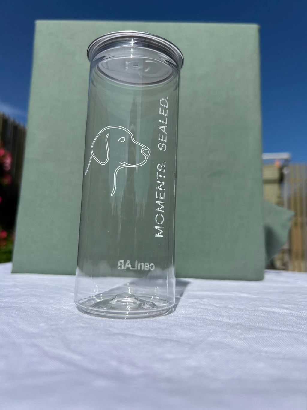 canLAB 330ml Tall PET Can (with Lid) - Box of 100