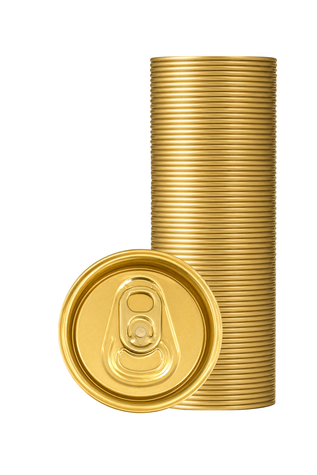 Standard Can Lid (Sleeve of 100) - Gold