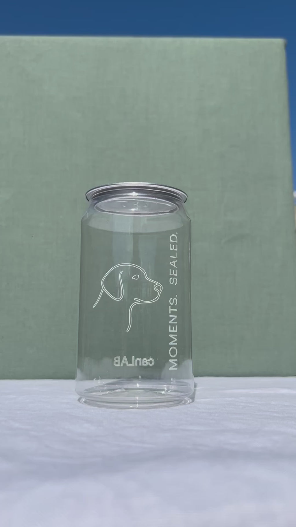 canLAB 330ml Standard PET Can (with Lid) - Box of 100