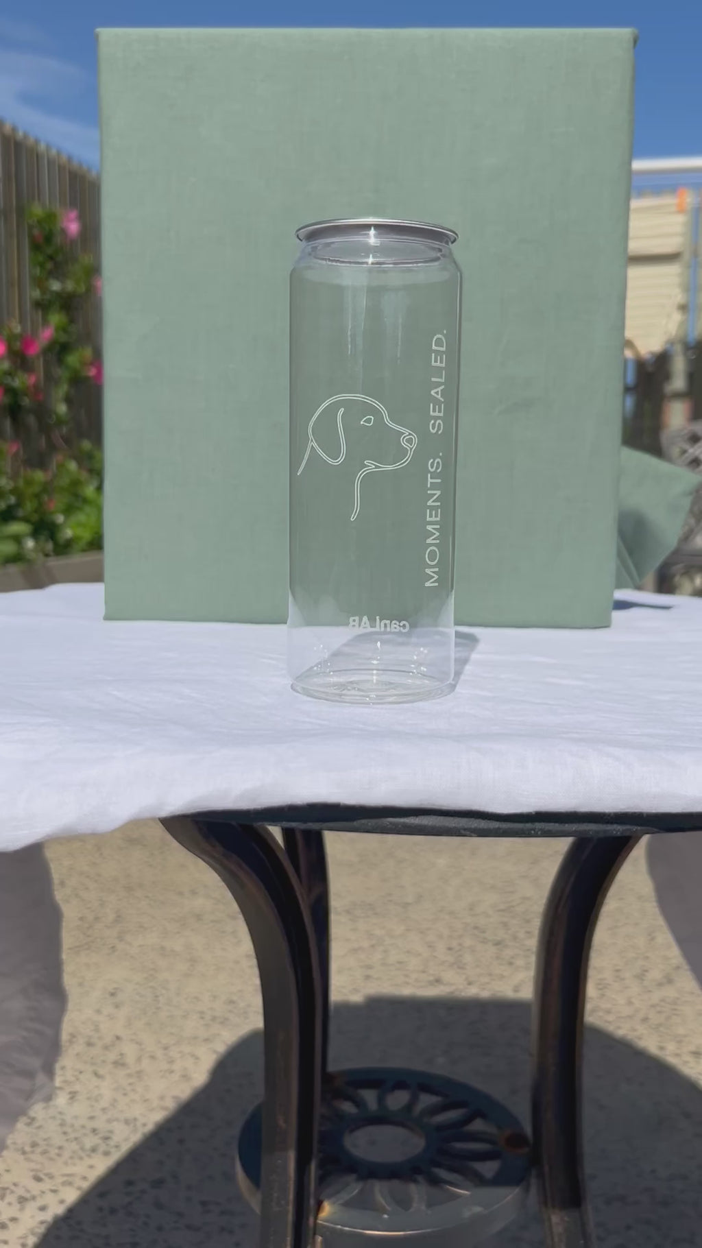 canLAB 500ml Tall PET Can (with Lid) - Box of 100