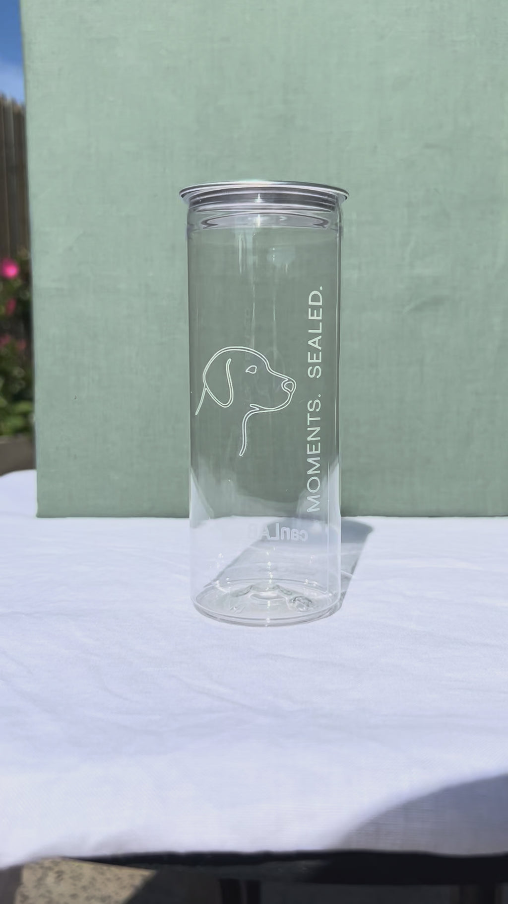 canLAB 330ml Tall PET Can (with Lid) - Box of 100