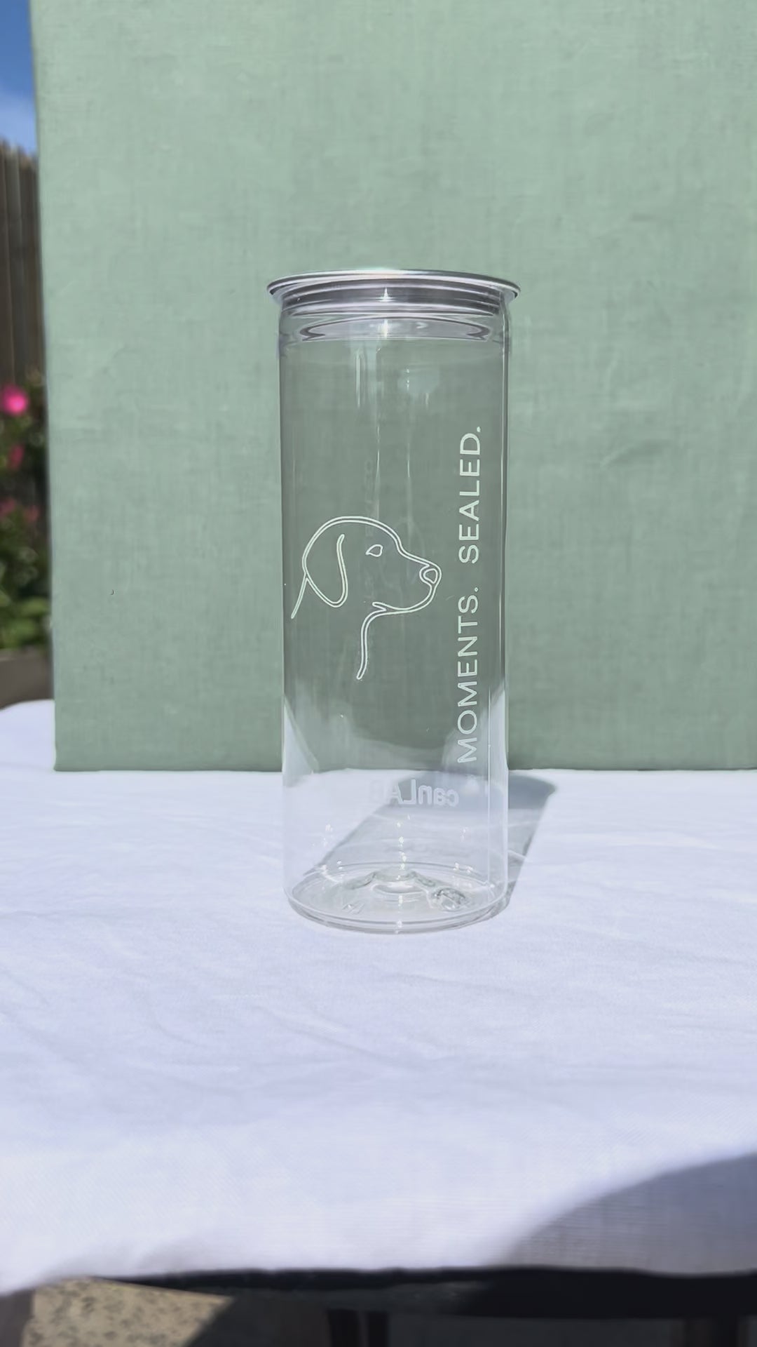 canLAB 330ml Tall PET Can (with Lid) - Box of 100