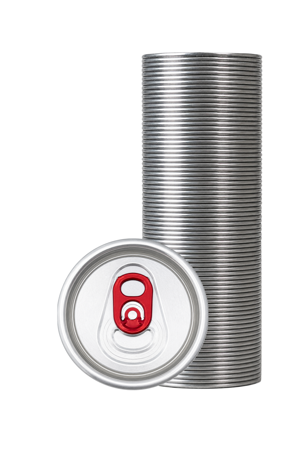 Standard Can Lid (Sleeve of 100) - Red Tab